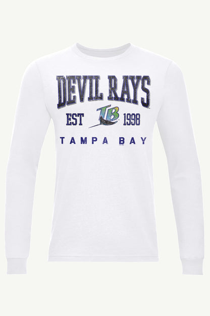 Starter Top Pick | MENS TAMPA BAY RAYS RETRO LONG SLEEVE T SHIRT