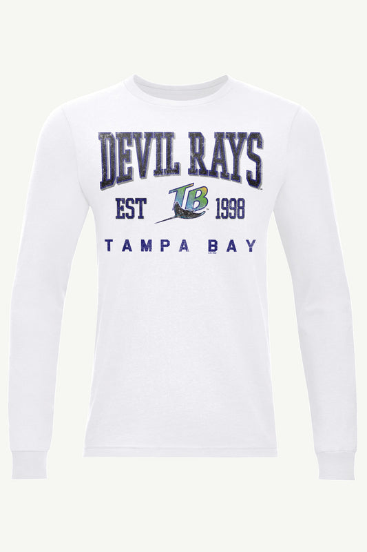Starter Top Pick | MENS TAMPA BAY RAYS RETRO LONG SLEEVE T SHIRT