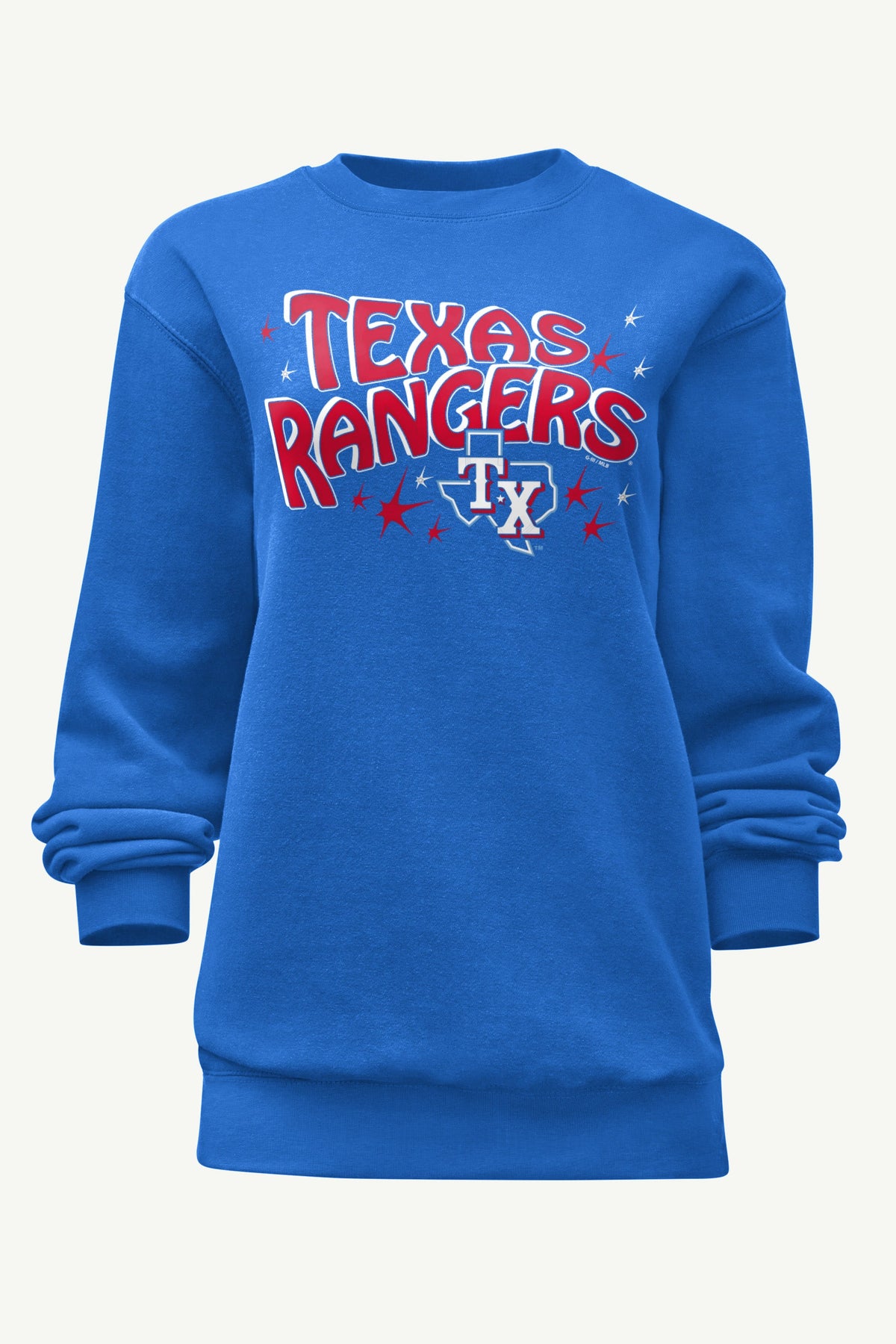 Starter Best Seller | WOMENS TEXAS RANGERS FIREWORKS SWEATSHIRT