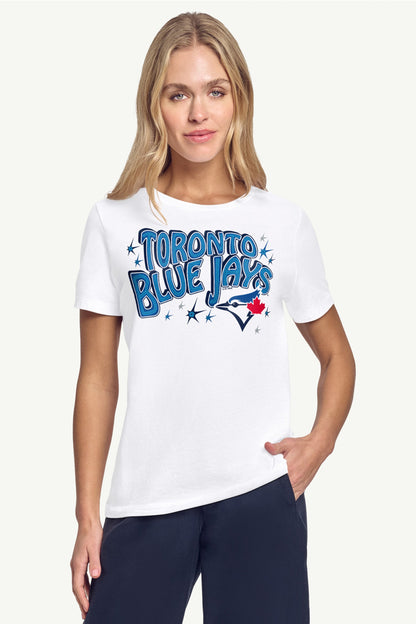 Starter Customer Favorite | WOMENS TORONTO BLUE JAYS FIREWORKS T SHIRT