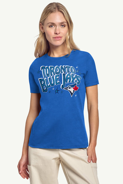 Starter Featured | WOMENS TORONTO BLUE JAYS FIREWORKS T SHIRT