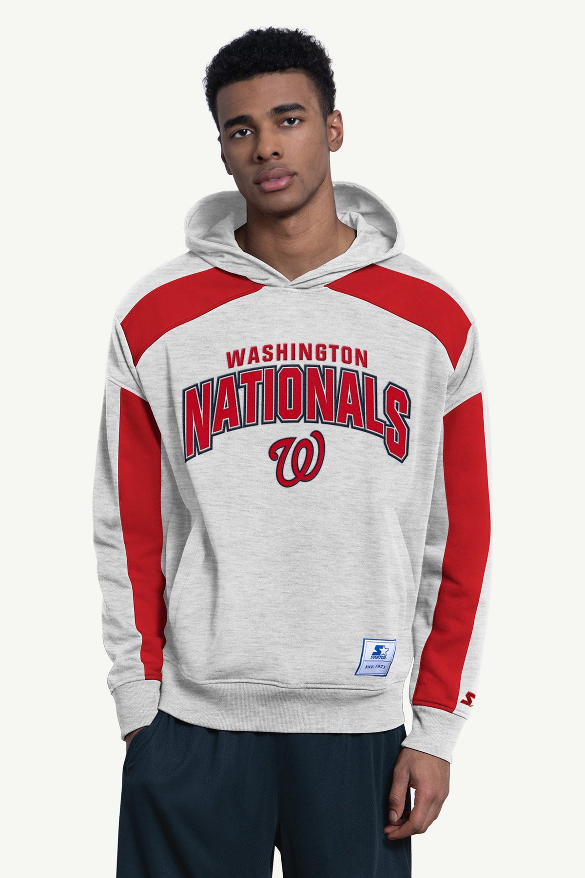 Starter Premium | MENS WASHINGTON NATIONALS PRO SET HOODIE
