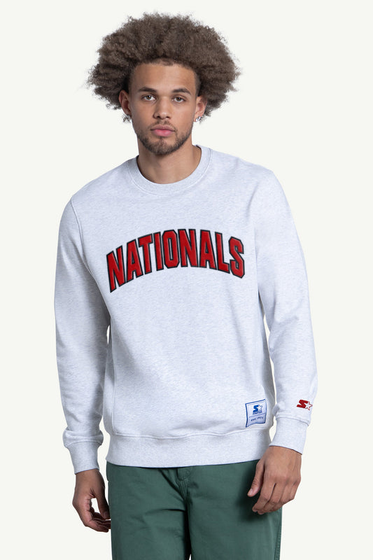 Starter Sale | MENS WASHINGTON NATIONALS FACE OFF CREWNECK