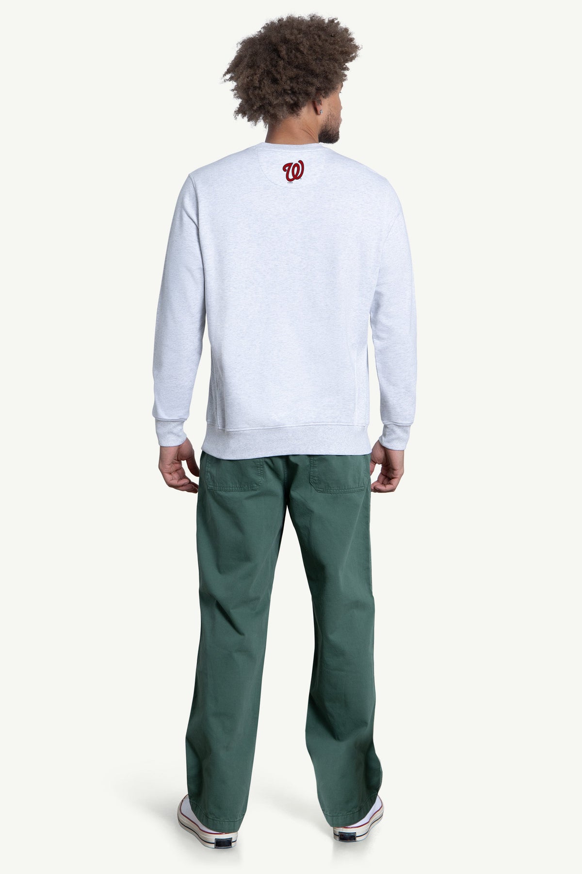 Starter Sale | MENS WASHINGTON NATIONALS FACE OFF CREWNECK