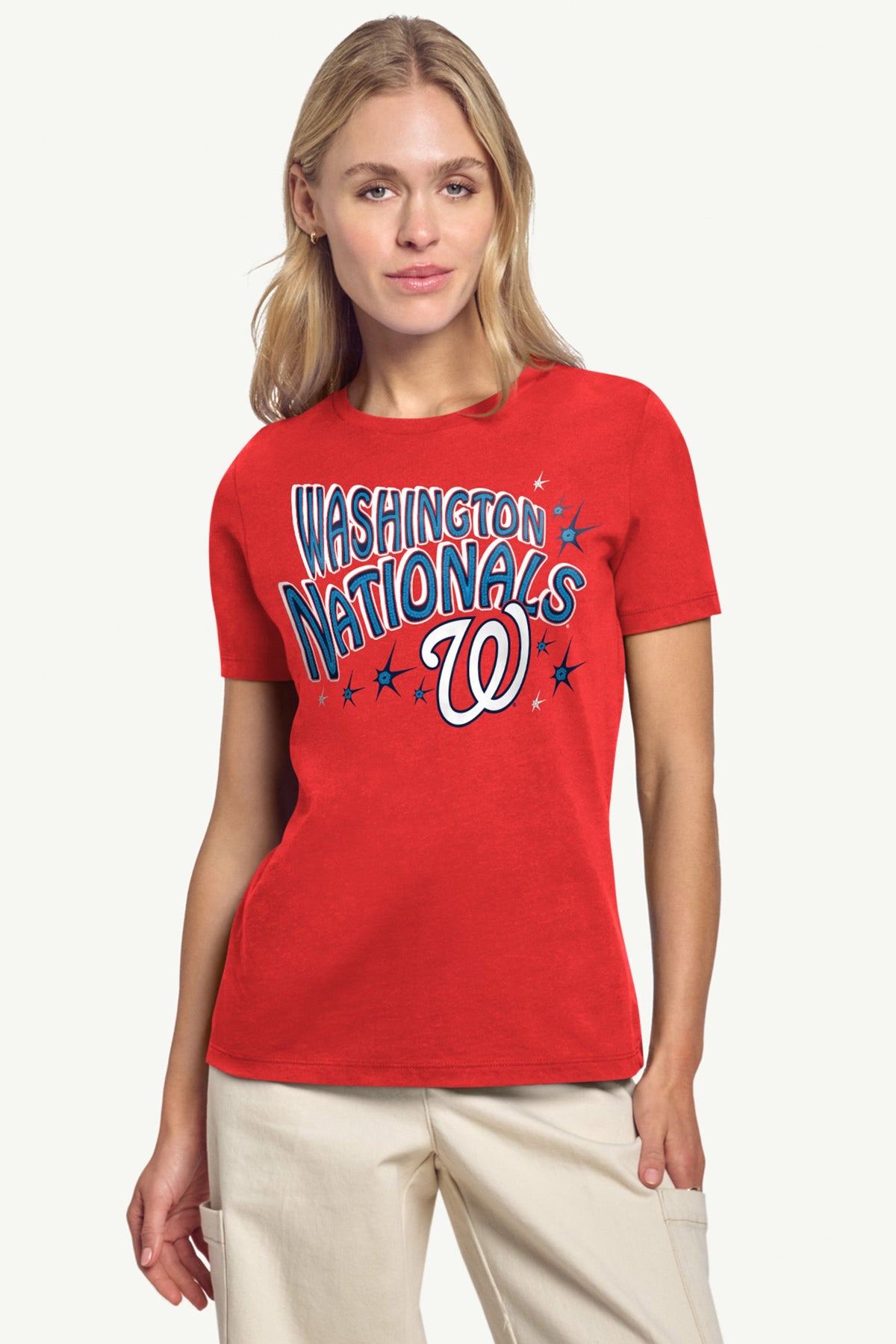 Starter Signature | WOMENS WASHINGTON NATIONALS FIREWORKS T SHIRT