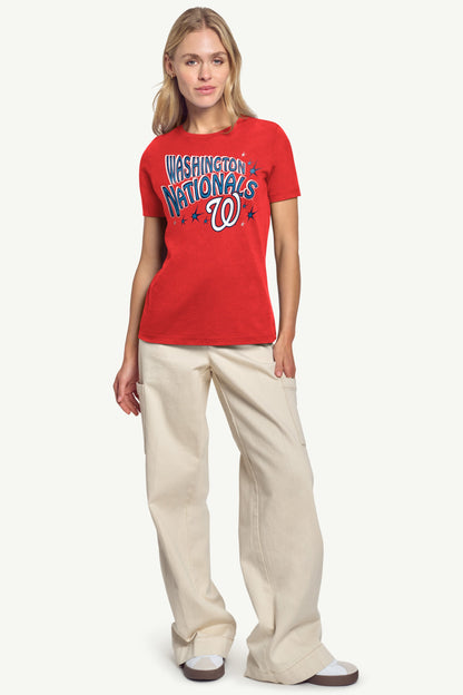 Starter Signature | WOMENS WASHINGTON NATIONALS FIREWORKS T SHIRT