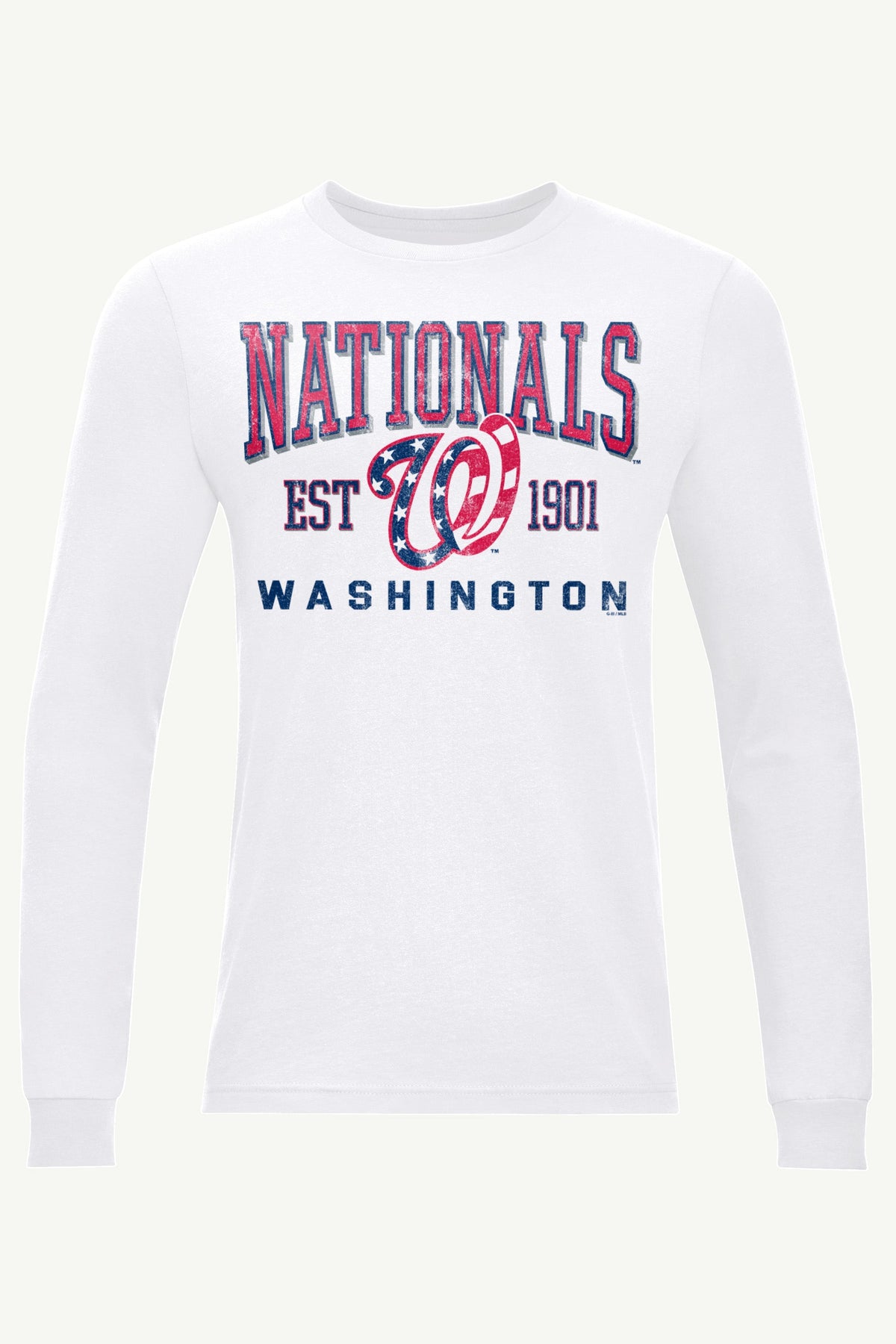 Starter Exclusive | MENS WASHINGTON NATIONALS RETRO LONG SLEEVE T SHIRT