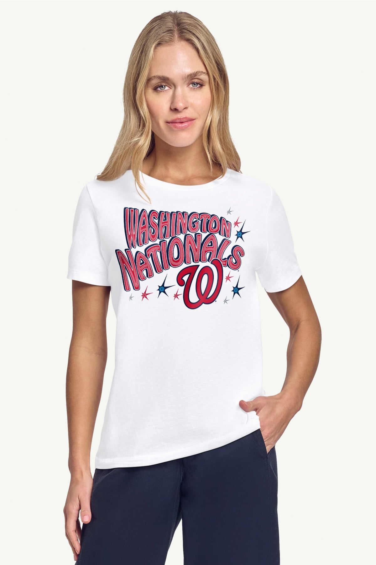 Starter Top Pick | WOMENS WASHINGTON NATIONALS FIREWORKS T SHIRT