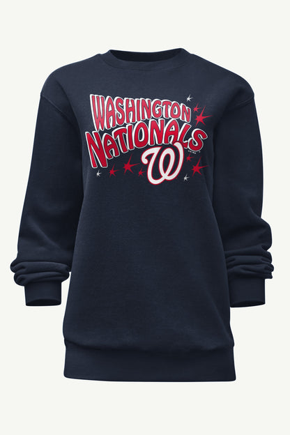 Starter Customer Favorite | WOMENS WASHINGTON NATIONALS FIREWORKS SWEATSHIRT
