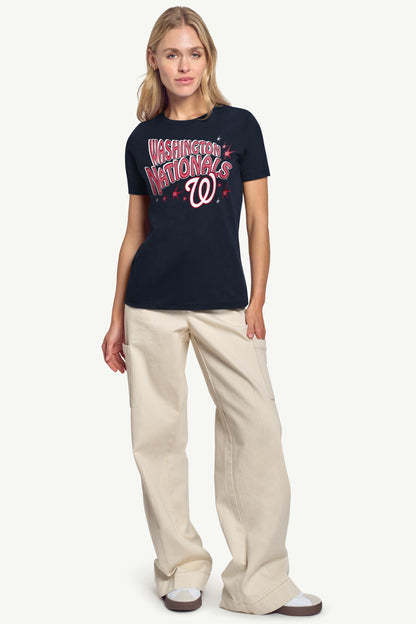 Starter Classic | WOMENS WASHINGTON NATIONALS FIREWORKS T SHIRT