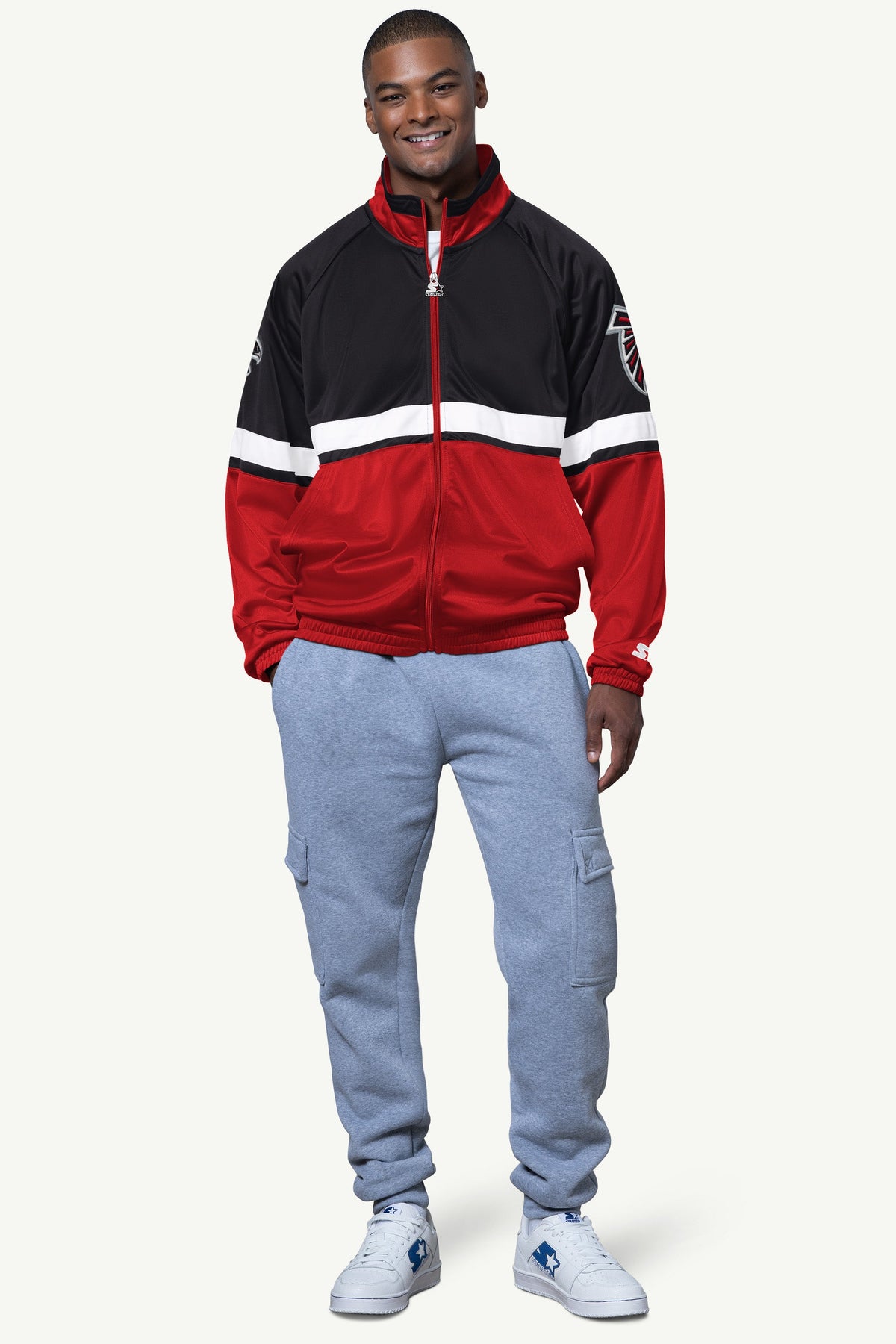 Starter Classic | MENS ATLANTA FALCONS VETERAN TRACK JACKET