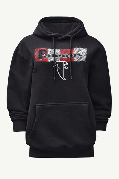 Starter Recommended | WOMENS ATLANTA FALCONS COLOR SHADING HOODIE