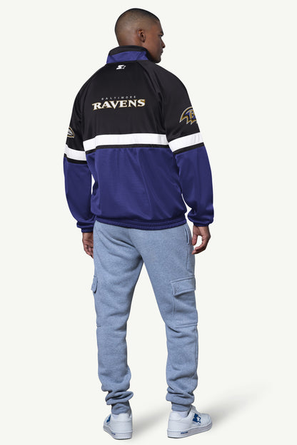 Starter New | MENS BALTIMORE RAVENS VETERAN TRACK JACKET