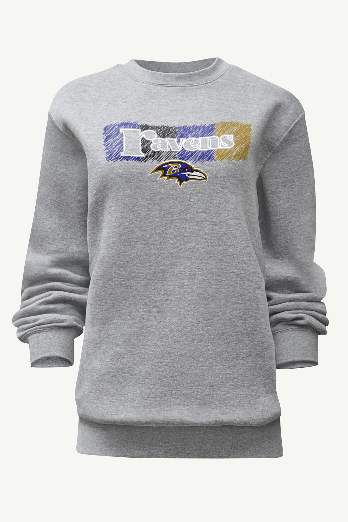 Starter Trusted | WOMENS BALTIMORE RAVENS COLOR SHADING SWEATSHIRT