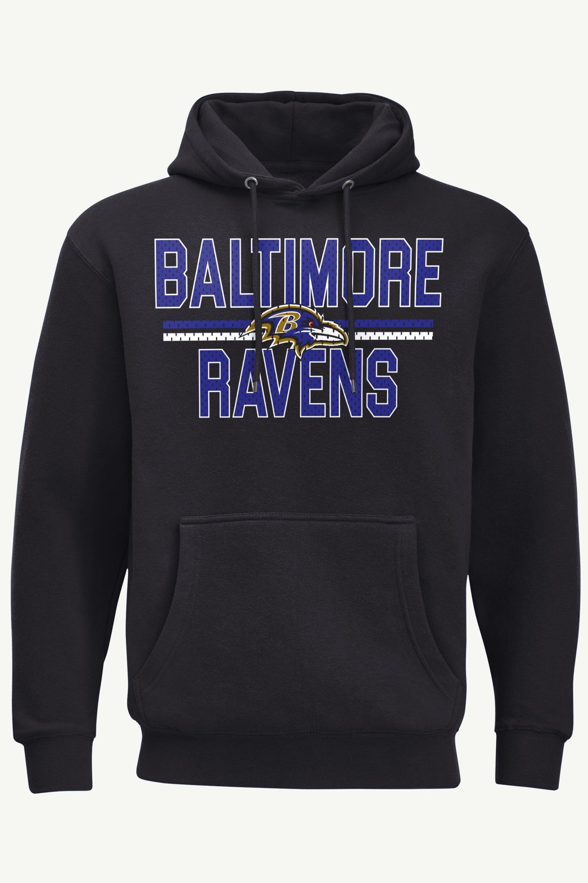 Starter Top Pick | MENS BALTIMORE RAVENS MESH LOOK HOODIE