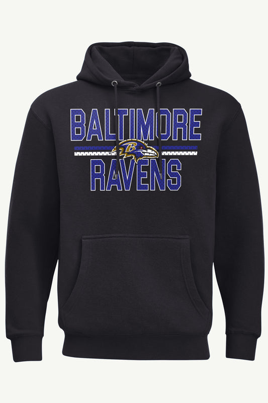 Starter Top Pick | MENS BALTIMORE RAVENS MESH LOOK HOODIE