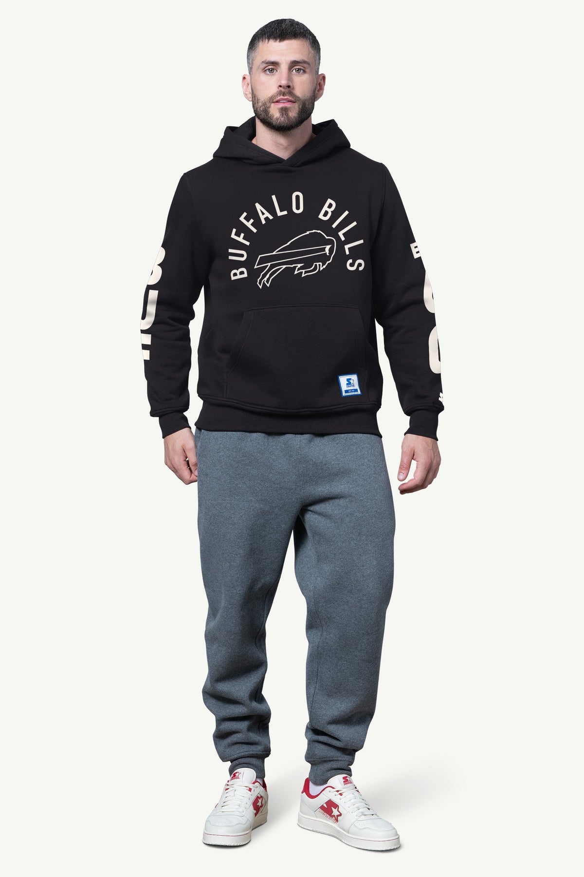 Starter Premium | MENS BUFFALO BILLS HANDOFF FLEECE HOODIE