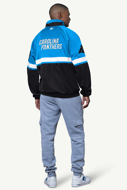 Starter Discount | MENS CAROLINA PANTHERS VETERAN TRACK JACKET