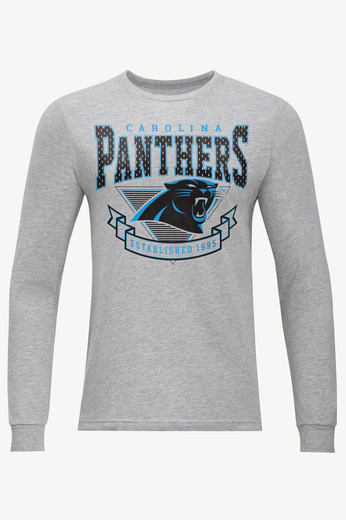 Starter New | MENS CAROLINA PANTHERS 80's INSPIRED LONG SLEEVE T SHIRT