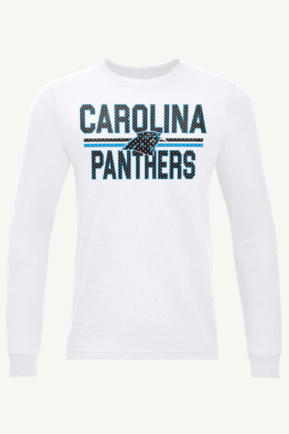 Starter Premium | MENS CAROLINA PANTHERS MESH LOOK LONG SLEEVE T SHIRT