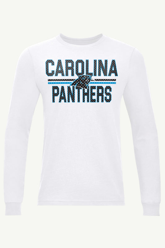 Starter Premium | MENS CAROLINA PANTHERS MESH LOOK LONG SLEEVE T SHIRT