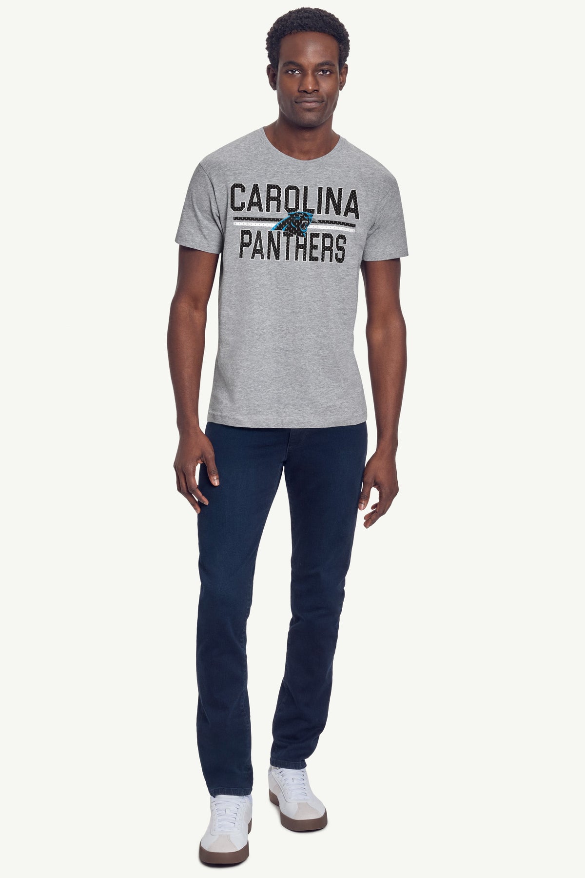 Starter Great Value | MENS CAROLINA PANTHERS MESH LOOK T SHIRT