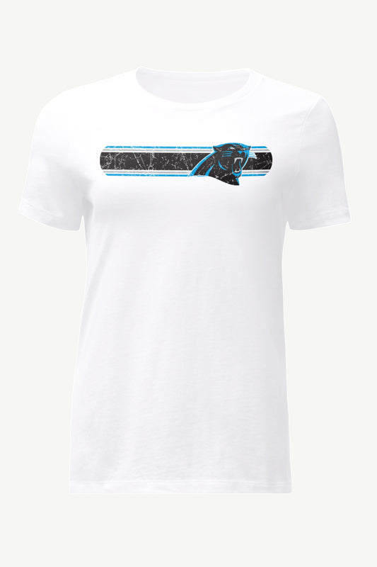 Starter Trusted | WOMENS CAROLINA PANTHERS STRIPE T SHIRT