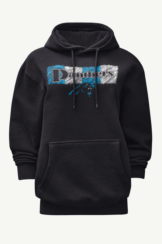Starter Great Value | WOMENS CAROLINA PANTHERS COLOR SHADING HOODIE