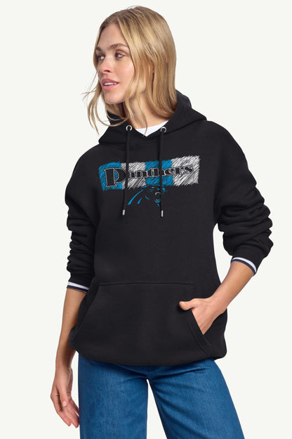 Starter Great Value | WOMENS CAROLINA PANTHERS COLOR SHADING HOODIE