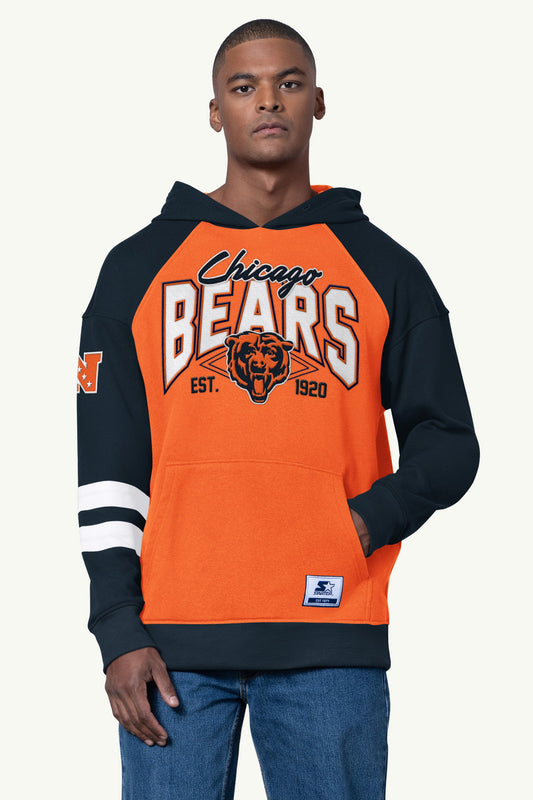 Starter Top Pick | MENS CHICAGO BEARS INTERCEPTION COLORBLOCK HOODIE