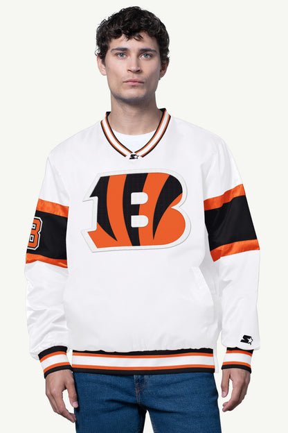 Starter Special Offer | MENS CINCINNATI BENGALS SIGNAL COLLAR PULLOVER