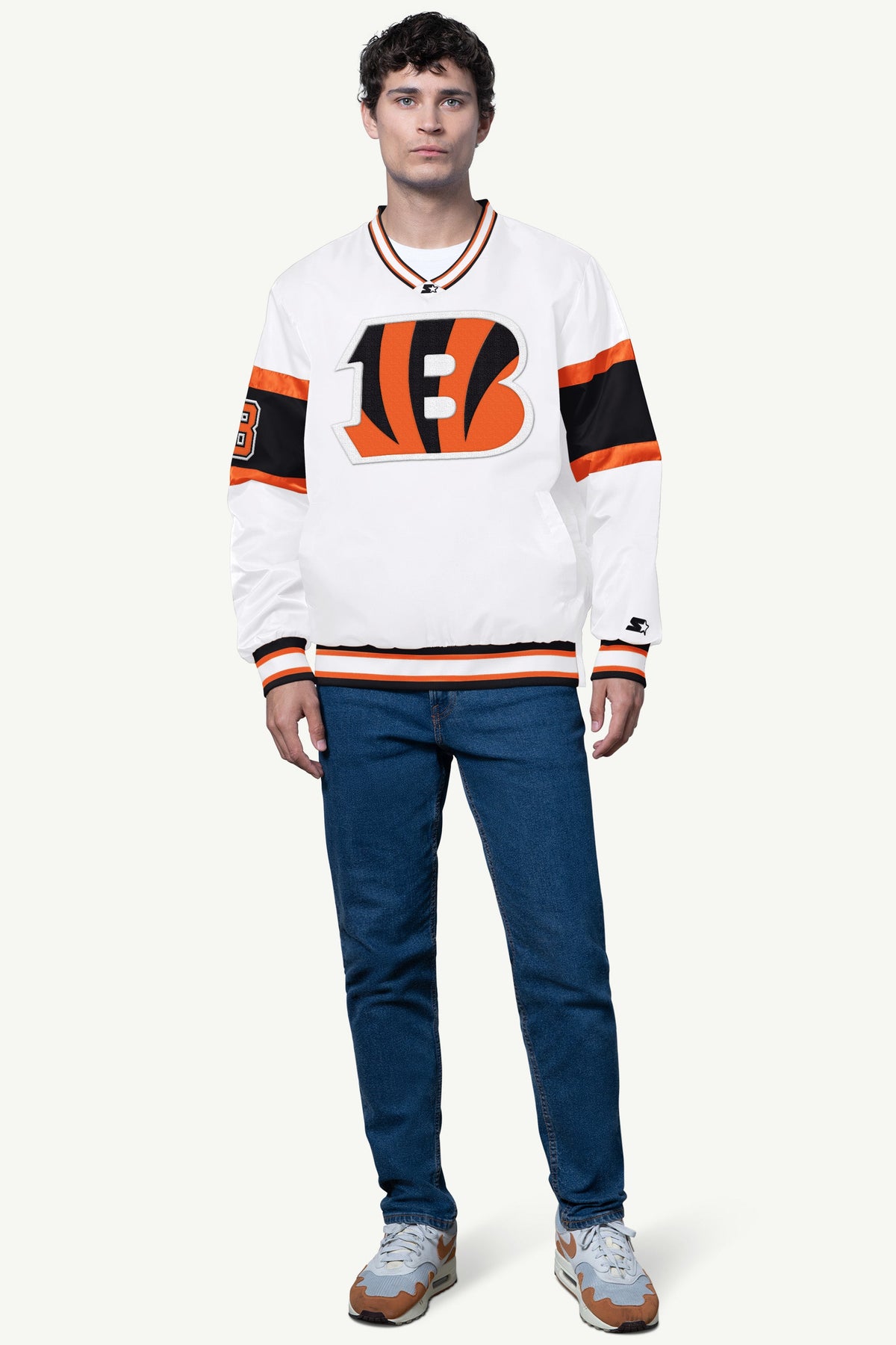 Starter Special Offer | MENS CINCINNATI BENGALS SIGNAL COLLAR PULLOVER