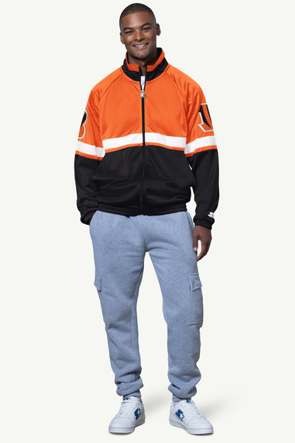 Starter Customer Favorite | MENS CINCINNATI BENGALS VETERAN TRACK JACKET