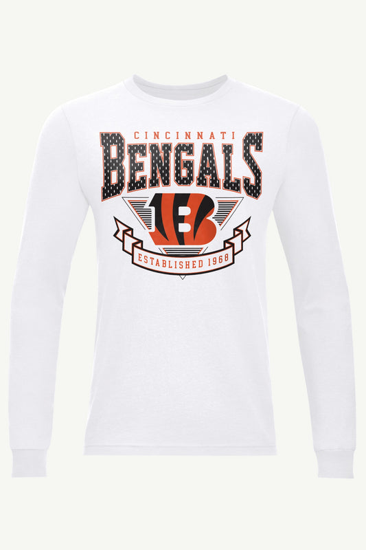 Starter Latest | MENS CINCINATTI BENGALS 80's INSPIRED LONG SLEEVE T SHIRT