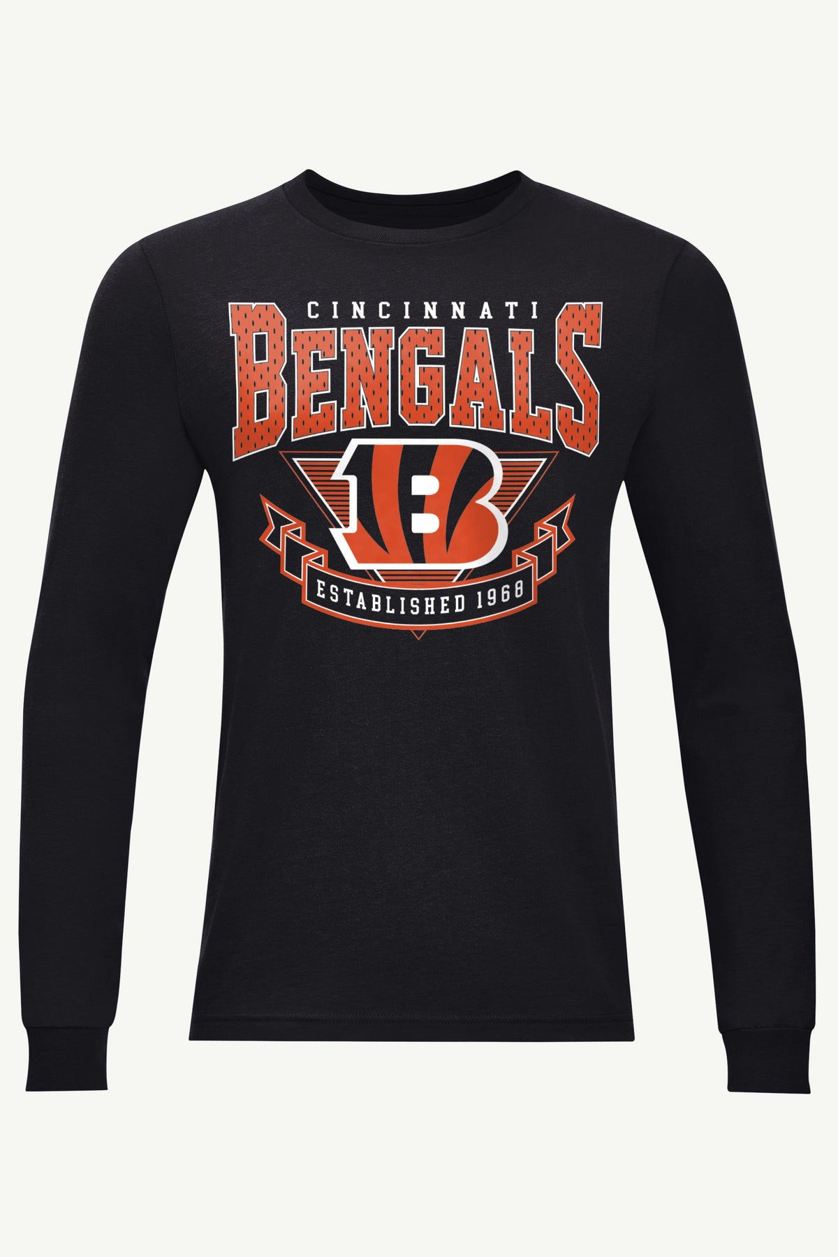 Starter Premium | MENS CINCINATTI BENGALS 80's INSPIRED LONG SLEEVE T SHIRT