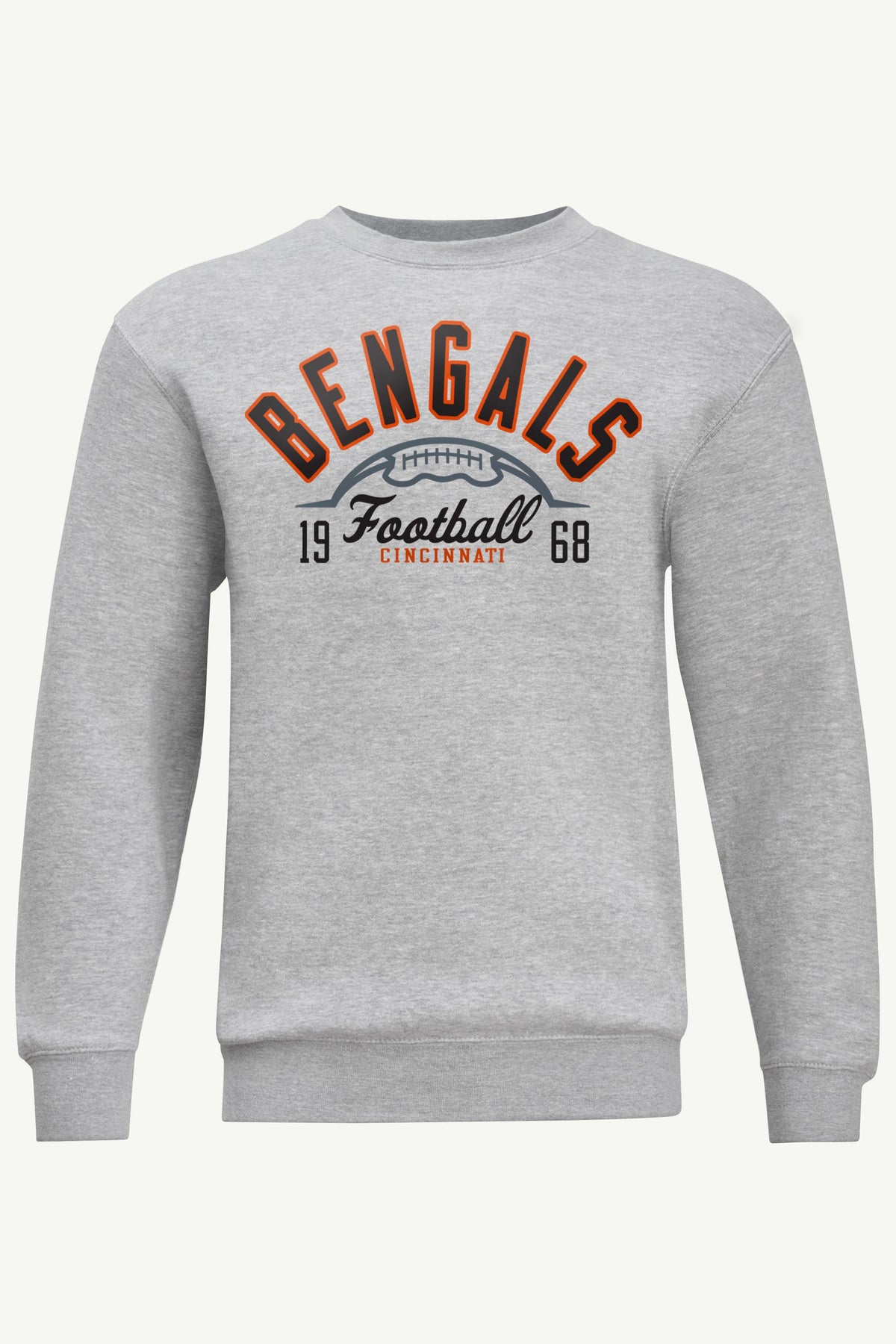 Starter Popular | MENS CINCINATTI BENGALS HALF BALL SWEATSHIRT