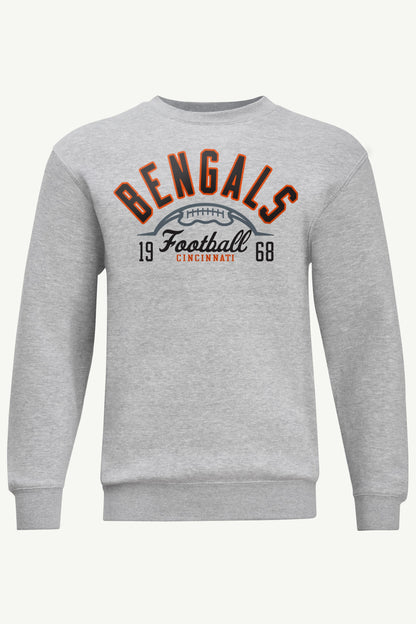 Starter Popular | MENS CINCINATTI BENGALS HALF BALL SWEATSHIRT