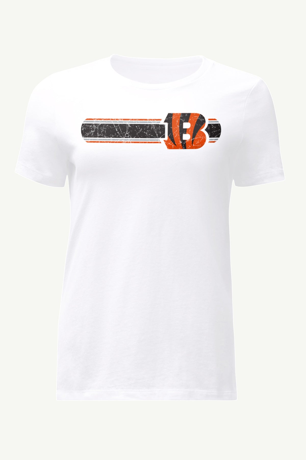 Starter Signature | WOMENS CINCINATI BENGALS STRIPE T SHIRT