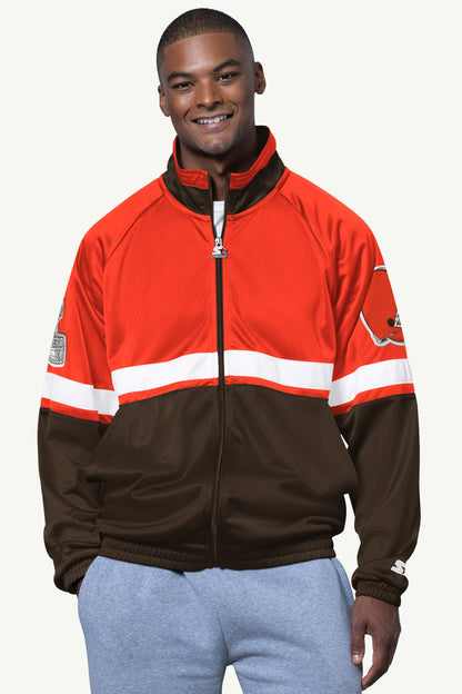 Starter Best Seller | MENS CLEVELAND BROWNS VETERAN TRACK JACKET