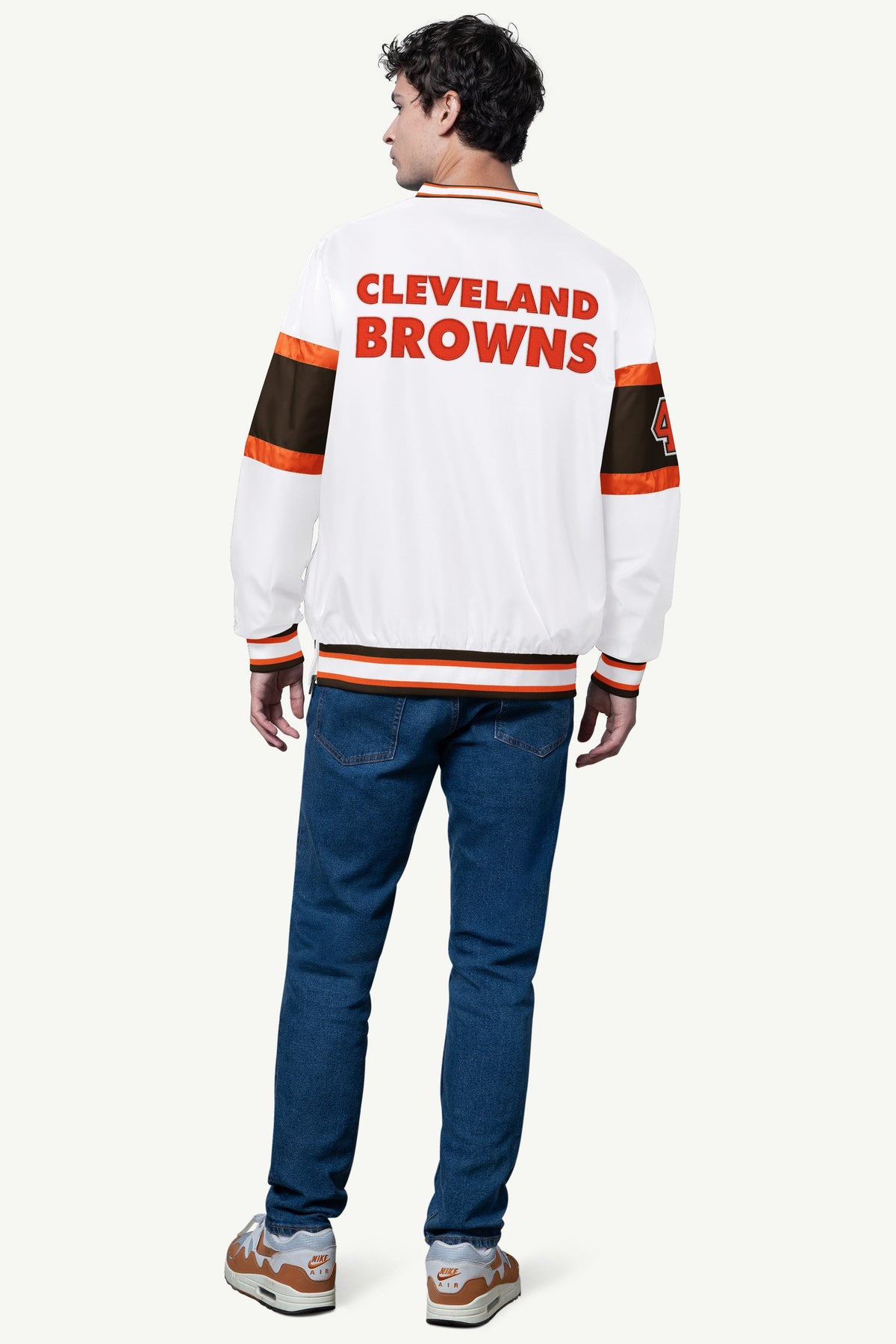 Starter Trusted | MENS CLEVELAND BROWNS SIGNAL COLLAR PULLOVER