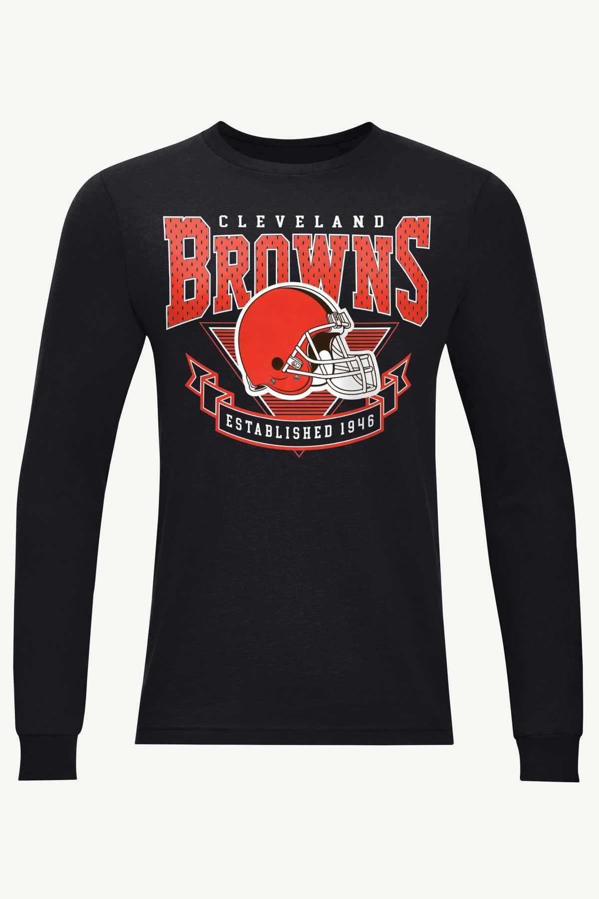 Starter Smart Buy | MENS CLEVELAND BROWNS 80's INSPIRED LONG SLEEVE T SHIRT
