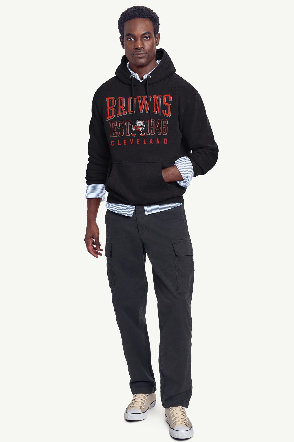 Starter Trusted | MENS CLEVELAND BROWNS RETRO HOODIE