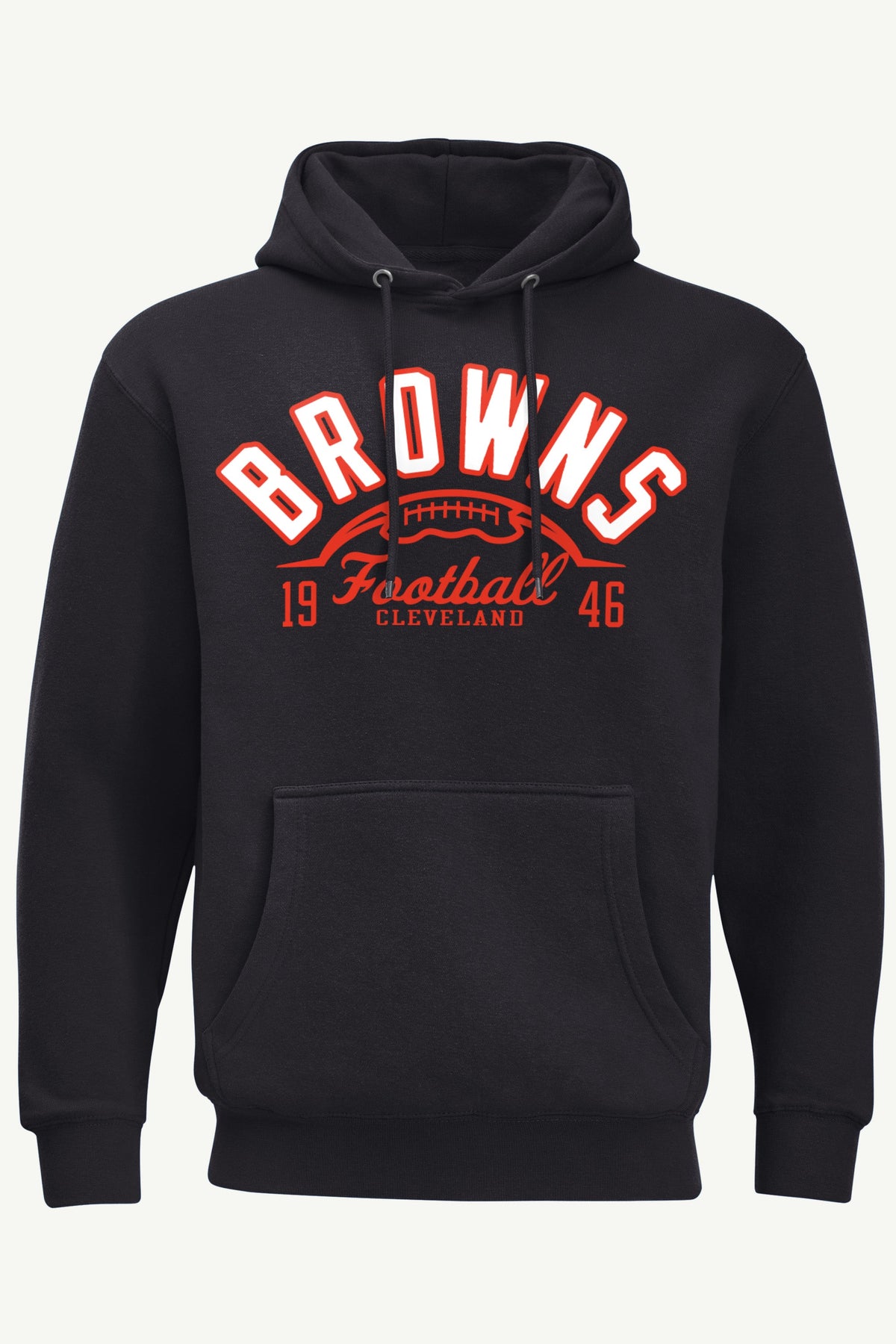 Starter Hot Sale | MENS CLEVELAND BROWNS HALF BALL HOODIE