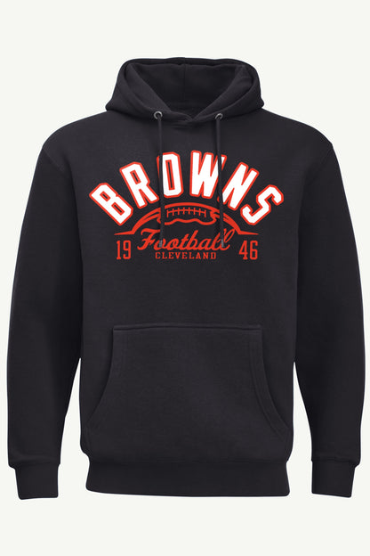 Starter Hot Sale | MENS CLEVELAND BROWNS HALF BALL HOODIE