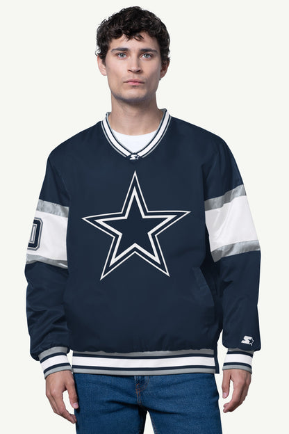 Starter Top Pick | MENS DALLAS COWBOYS SIGNAL COLLAR PULLOVER