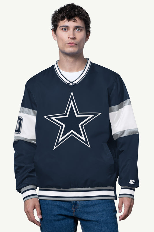 Starter Top Pick | MENS DALLAS COWBOYS SIGNAL COLLAR PULLOVER