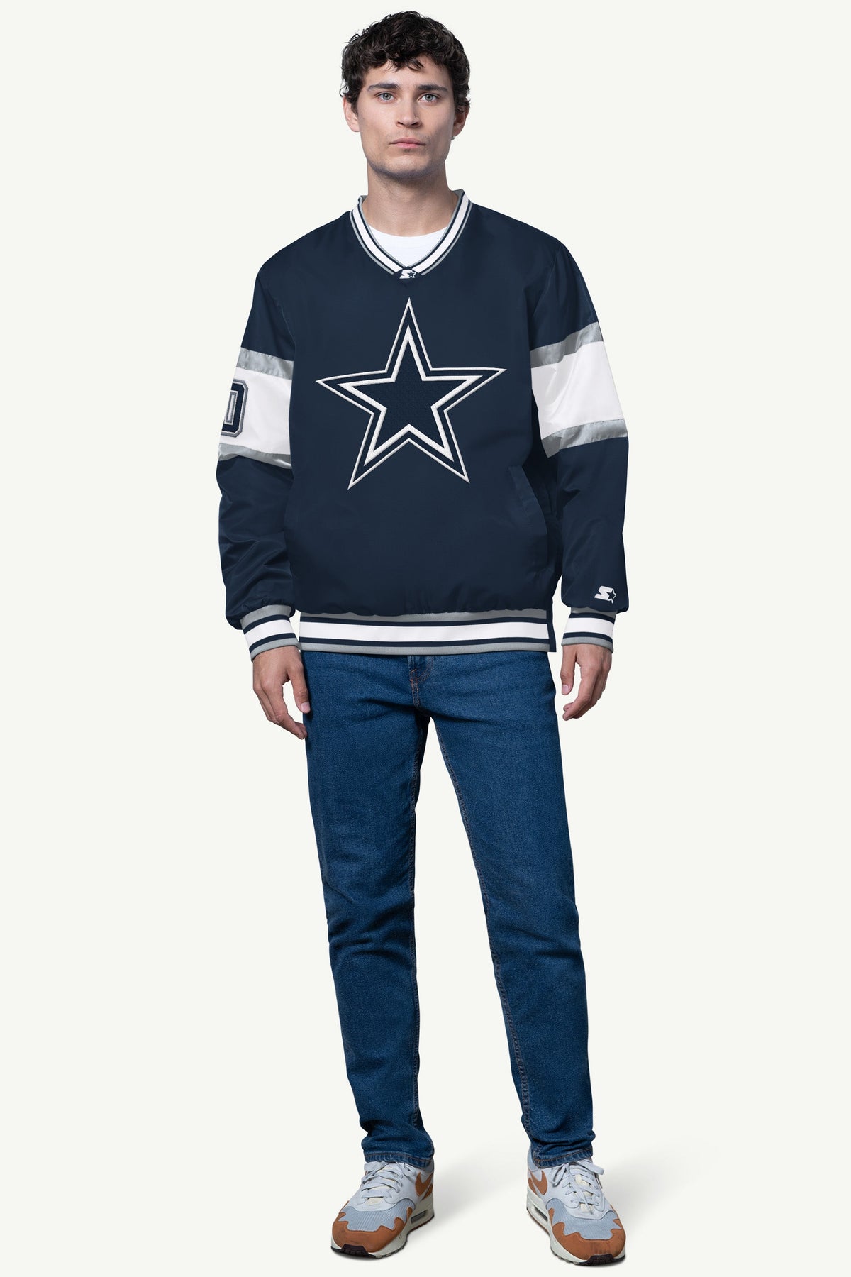 Starter Top Pick | MENS DALLAS COWBOYS SIGNAL COLLAR PULLOVER
