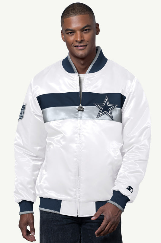 Starter Trusted | MENS DALLAS COWBOYS AMBASSADOR SATIN VARSITY