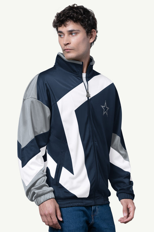 Starter Signature | MENS DALLAS COWBOYS STARLIGHT TRACK JACKET