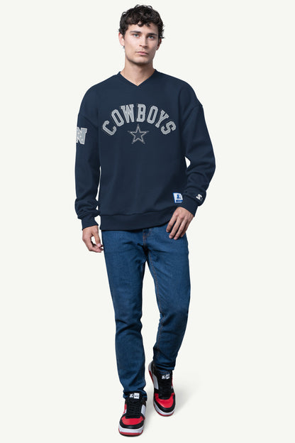 Starter Best Price | MENS DALLAS COWBOYS PIQUE PULLOVER